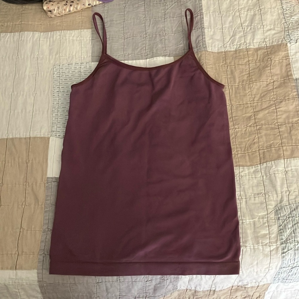 Anthropologie plum bodycon tight stretchy spaghetti strap